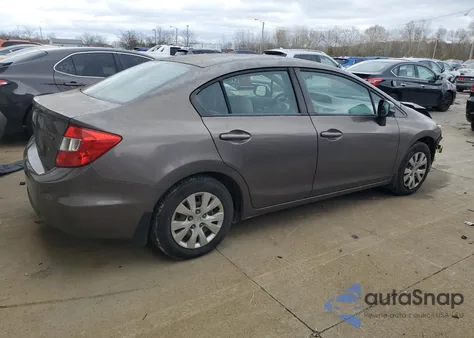 2012 Honda Civic Lx из США, поврежденный, VIN 2HGFB2F58CH529331